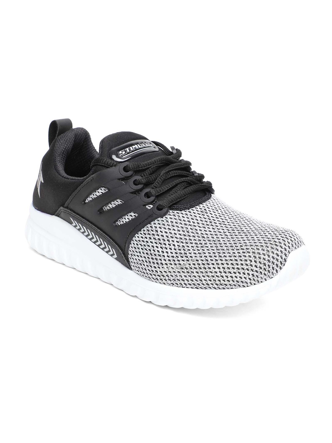 

Paragon Men Grey Mesh Running Non-Marking Shoes