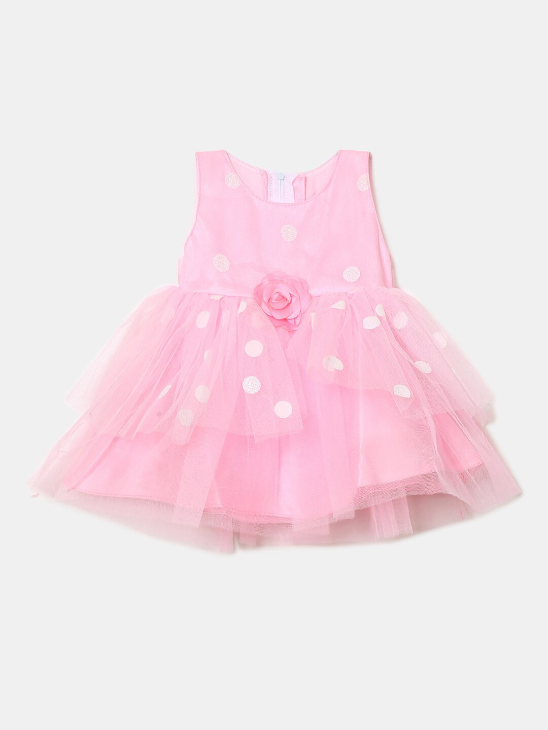 

V-Mart Girls Pink Embellished Dress