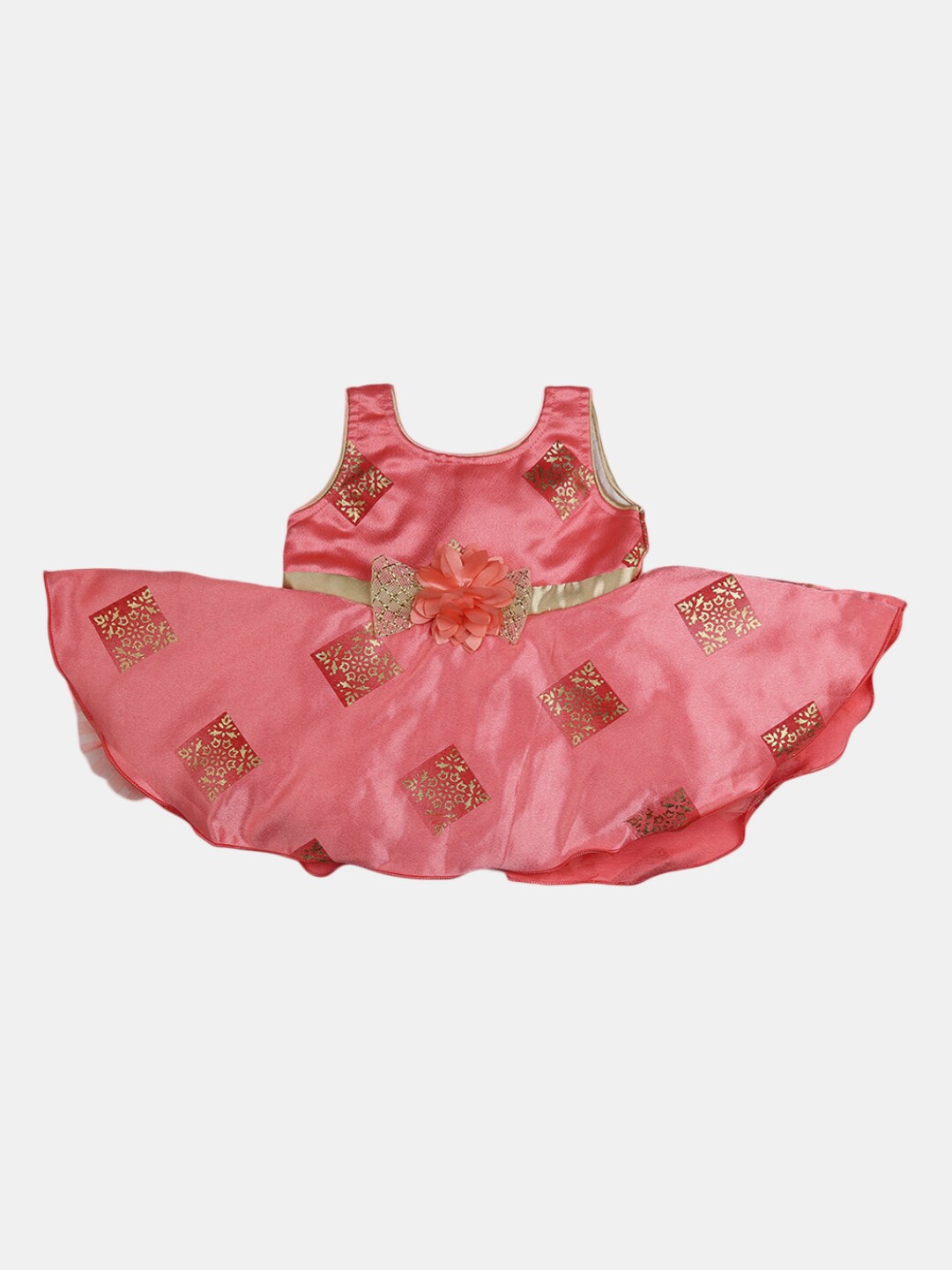 

V-Mart Girls Coral Floral Dress