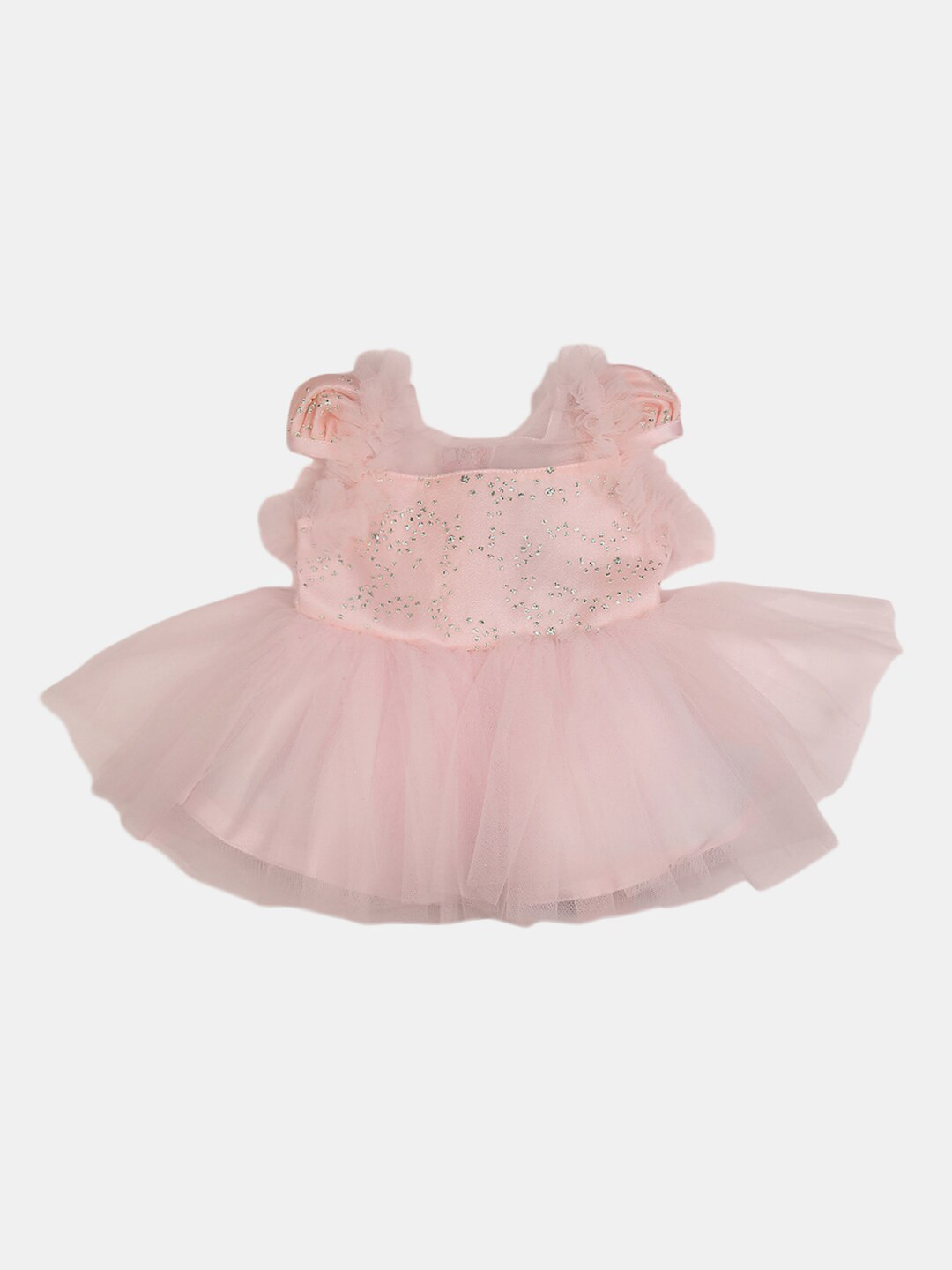 

V-Mart Peach-Coloured Embellished Dress