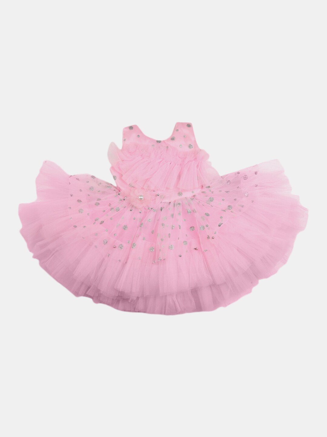 

V-Mart kids Pink Round neck Dress