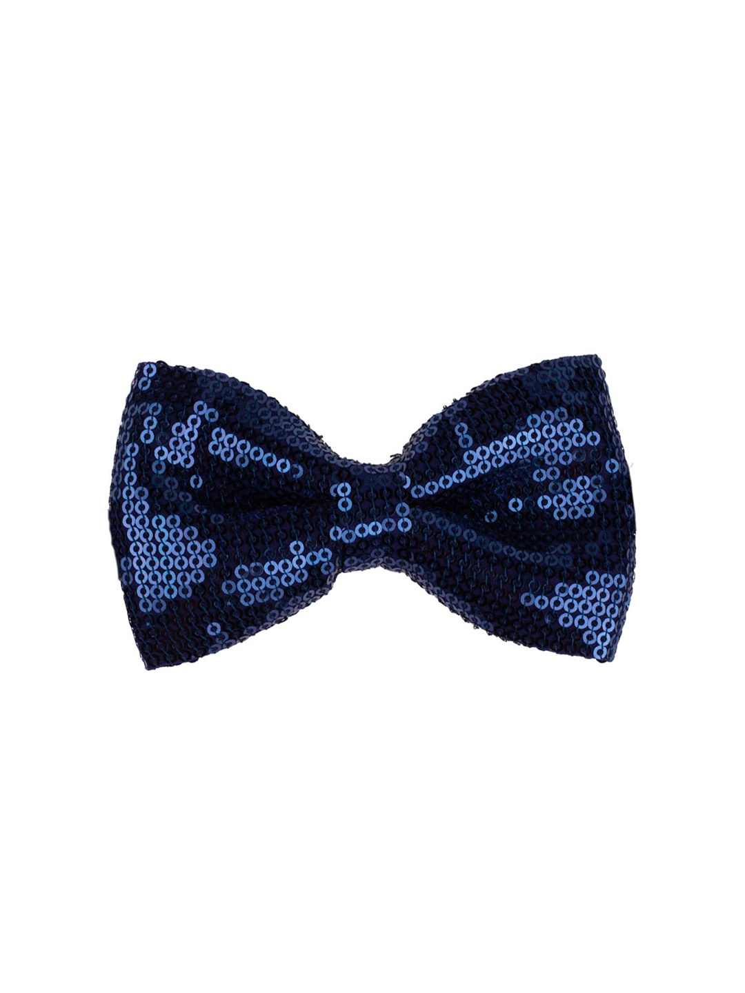 

The Tie Hub Men Blue Woven Design Bow Tie