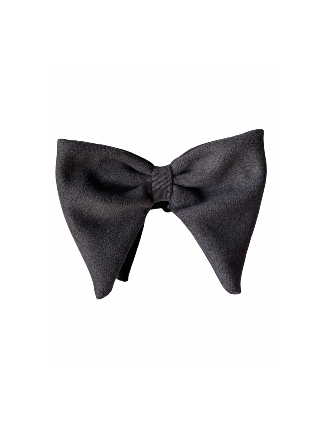 

The Tie Hub Men Grey Solid Bow Tie