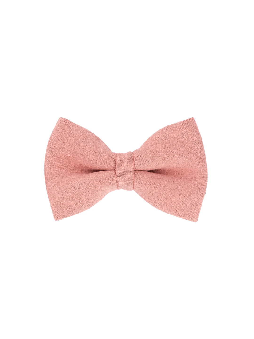 

The Tie Hub Men Pink & Black Solid Bow Tie