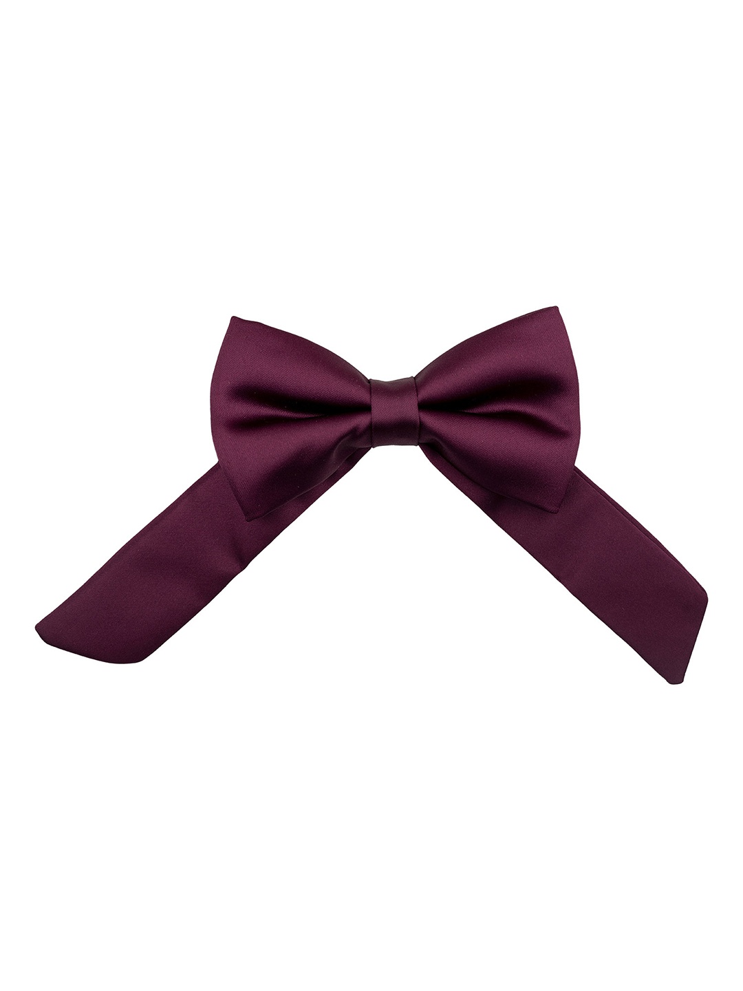 

The Tie Hub Men Purple Solid Bow Tie