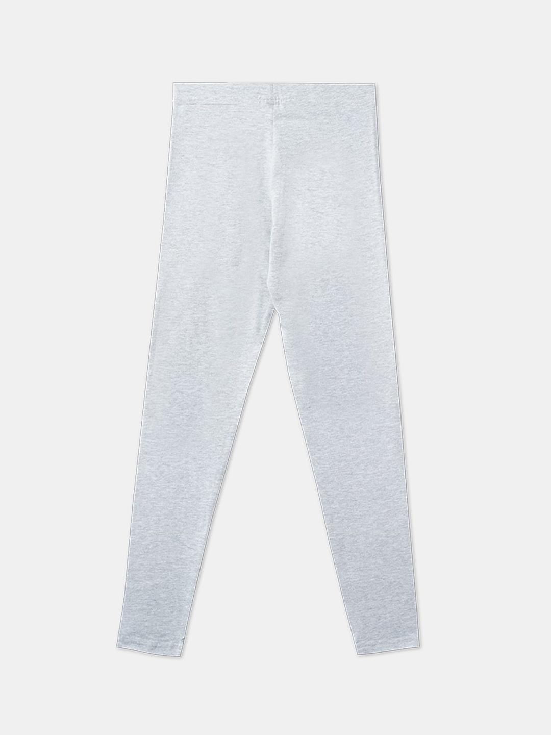 

R&B Girls Grey Solid Ankle-Length Leggings