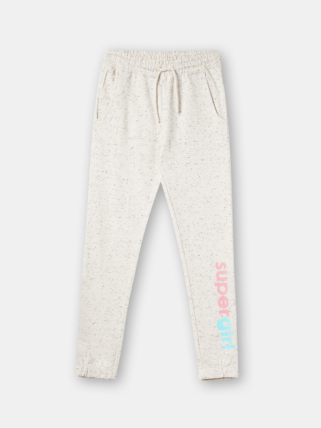 

R&B Girls Beige Solid Jogger