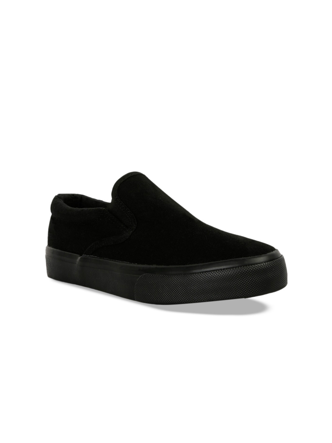 

London Rag Women Black Slip-On Sneakers