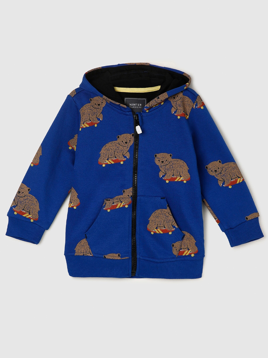 

max Boys Blue Printed Sweatshirt
