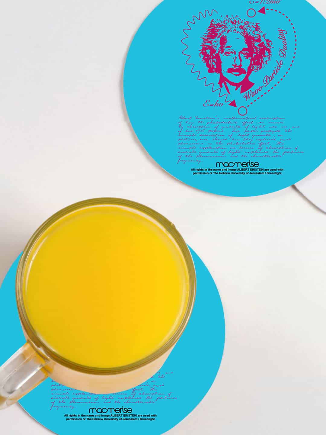 

macmerise Set Of 6 Blue Printed Coasters