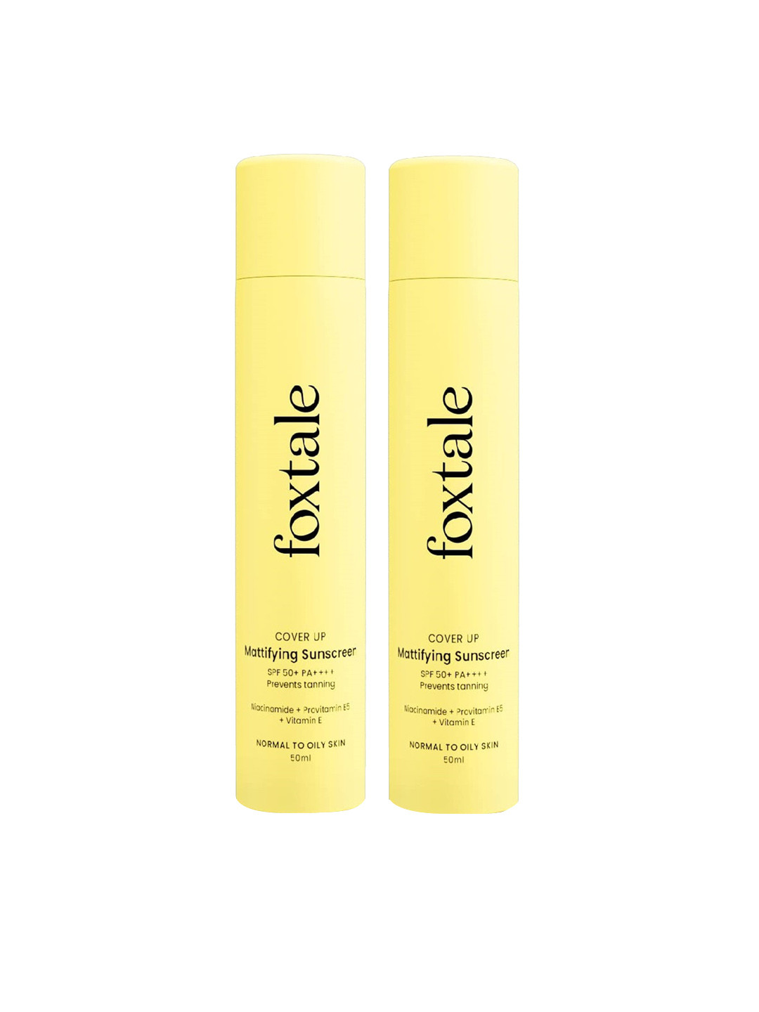 

FoxTale Set Of 2 CoverUp SPF 50+ PA++++ Broad Spectrum Sunscreen - 50m, Na