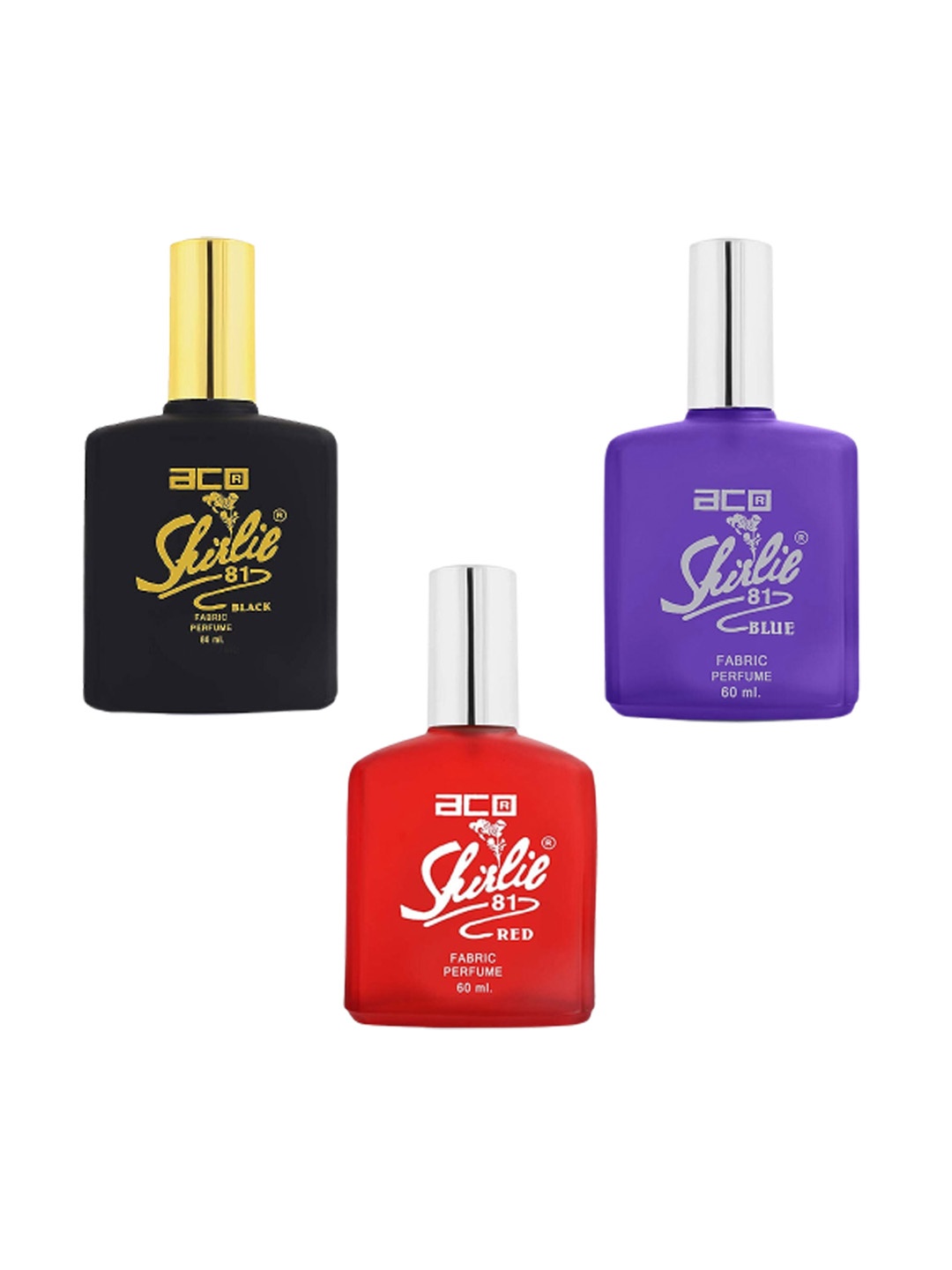 

aco PERFUMES Set Of 3 Shirlie81 Fragrance Perfume 60ml, Red