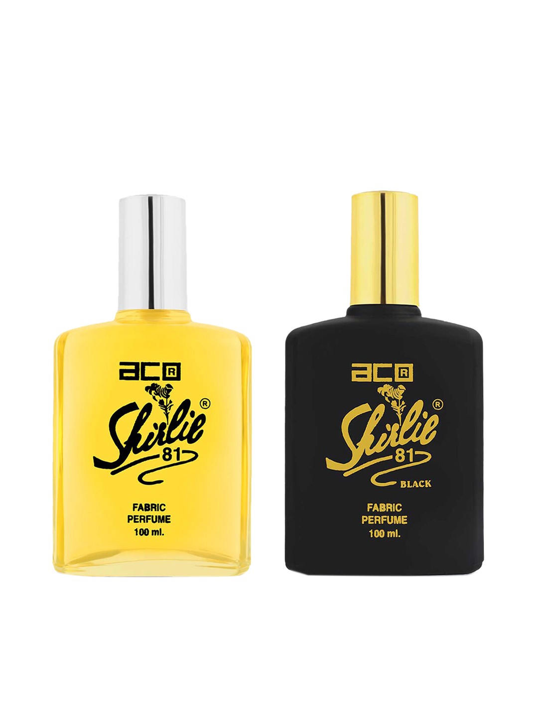 

aco PERFUMES Set Of 2 Shirlie 81 & Shirlie Black Fresh & Soothing Fragrance Perfume Spray 100 ml Each