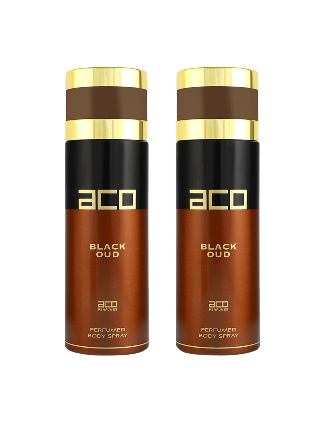 

aco PERFUMES Set Of 2 Fragrance Body Spray 200ml Each, Maroon