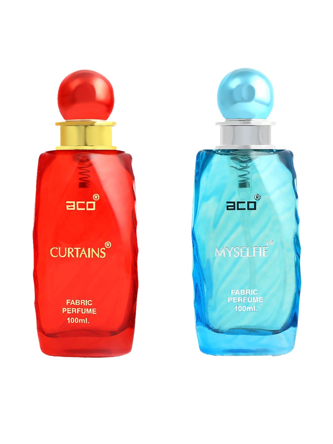 

aco PERFUMES Set Of 2 Fragrance Perfume Spray 100ml Each, Red