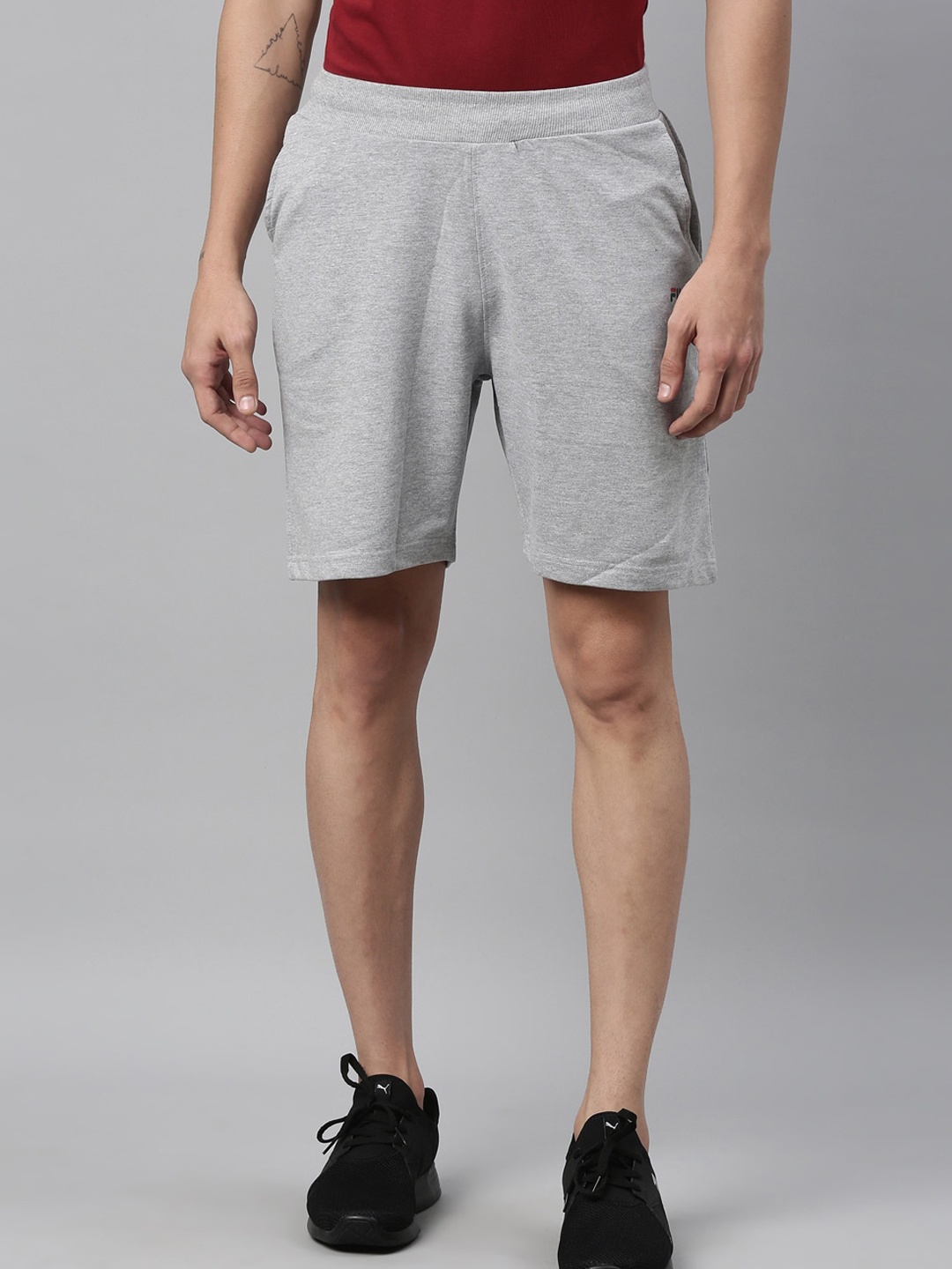 

FILA Madagascar Cotton Sports Shorts, Grey