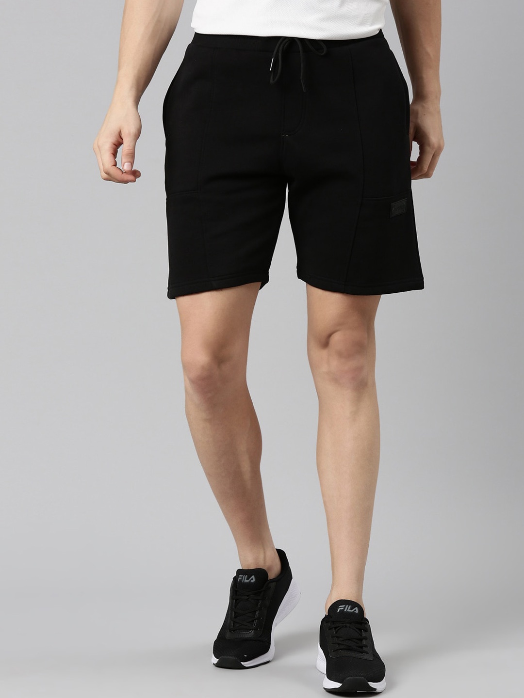 

FILA Madagascar Cotton Sports Shorts, Black