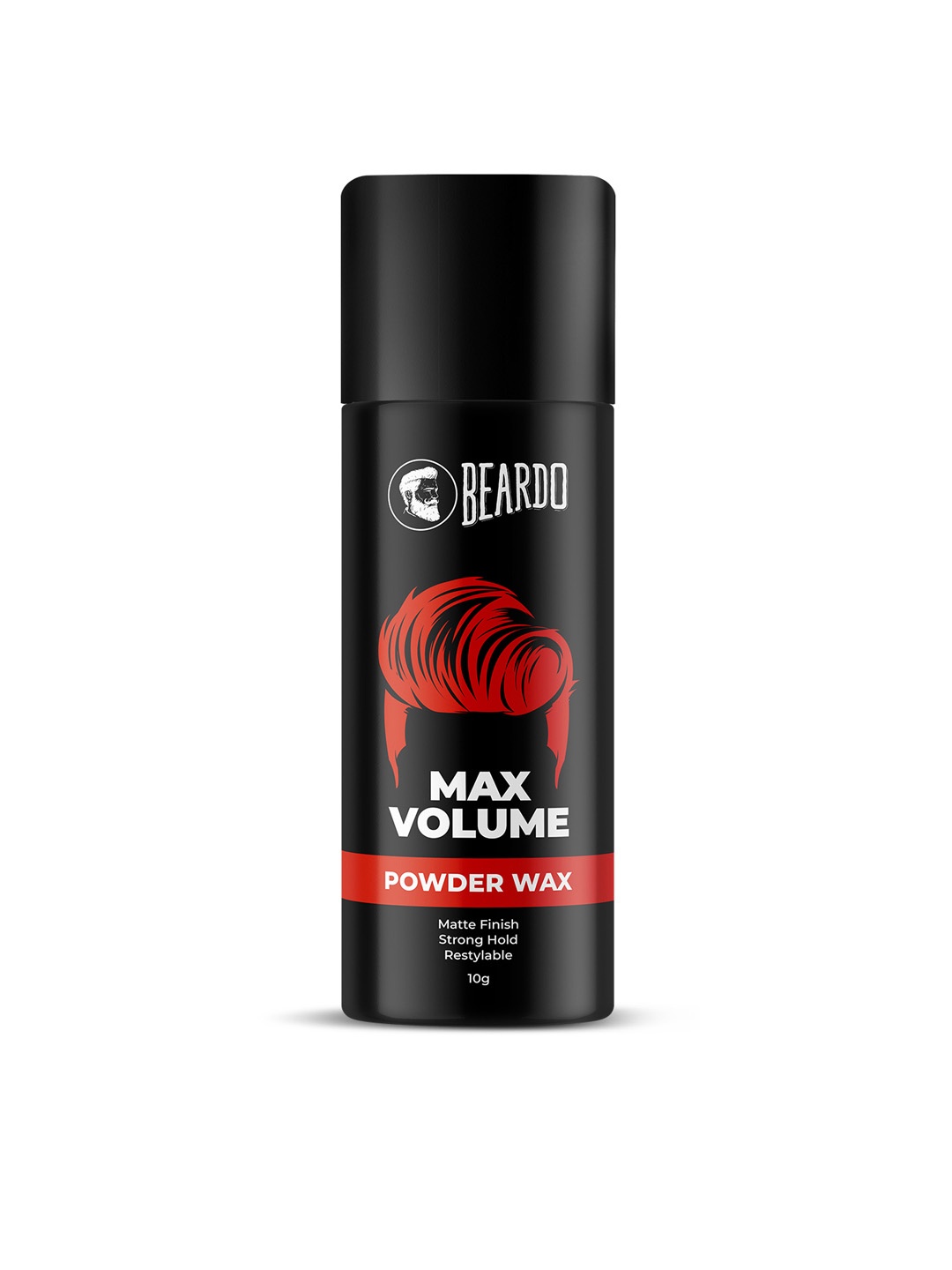 

BEARDO Max Volume Hair Powder Wax for Instant Volume & Matte Finish Strong Hold - 10 g, Black