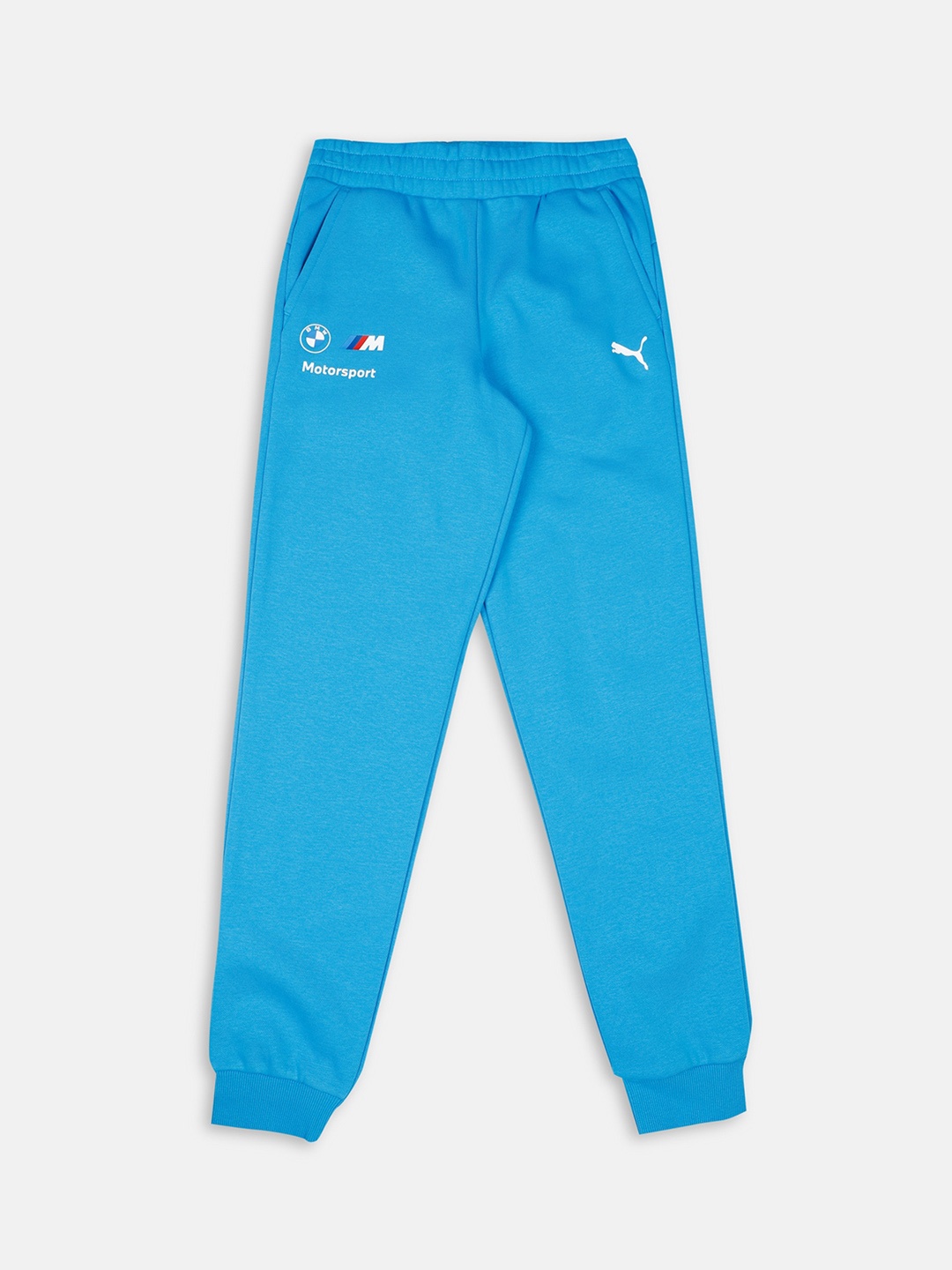 

PUMA Motorsport Kids Regular Fit Solid Cotton Jogger, Blue