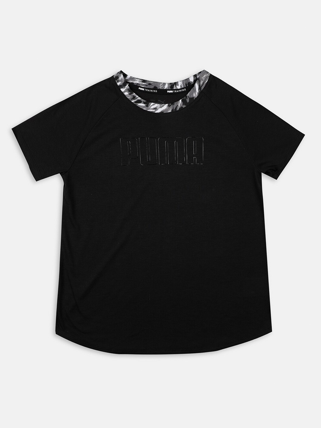 

Puma Girls Black Safari Glam Youth Printed Outdoor Tshirt