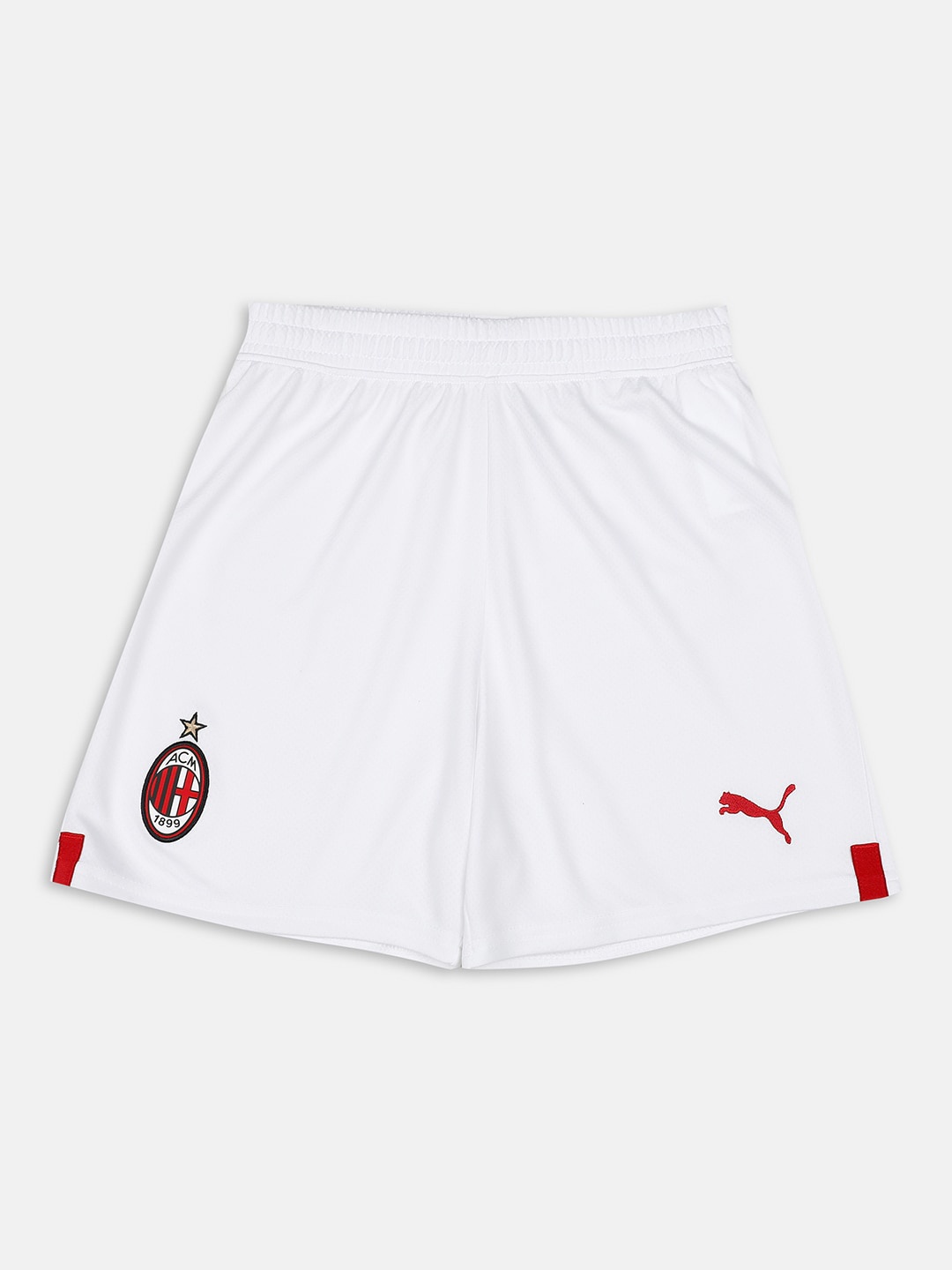 

Puma Kids Regular Fit A.C. Milan 22/23 Replica Youth Sports Shorts, White