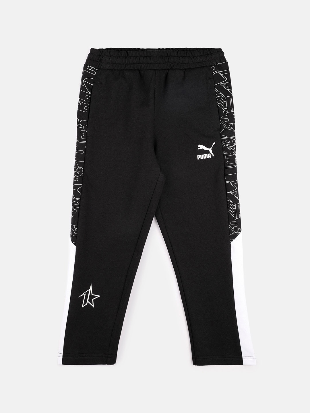 

Puma Boys Black PUMA X 1DER KL Rahul Cotton Youth Pants