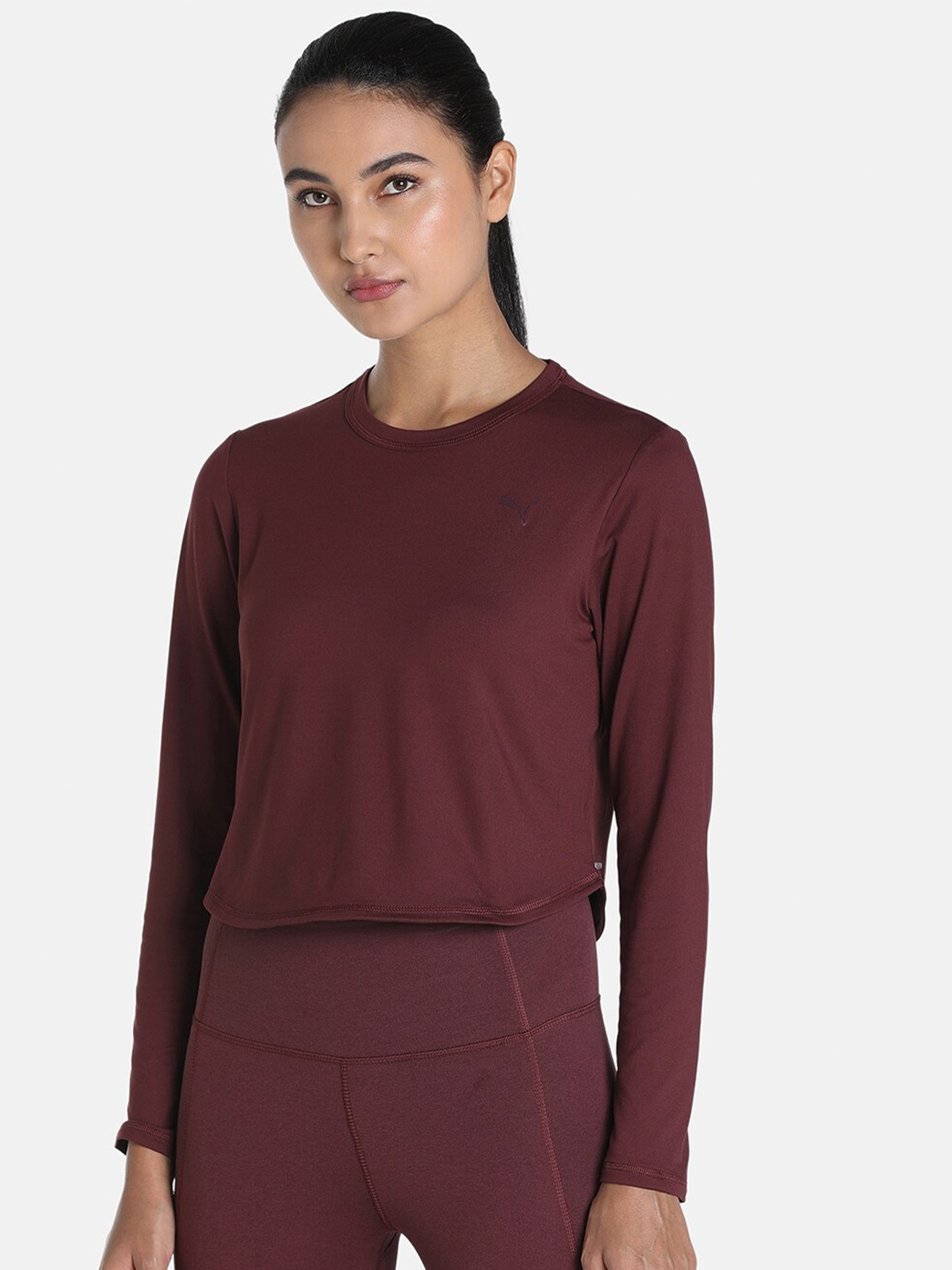 

Puma Women Regular Fit Cloudspun Long Sleeve Training Top, Purple