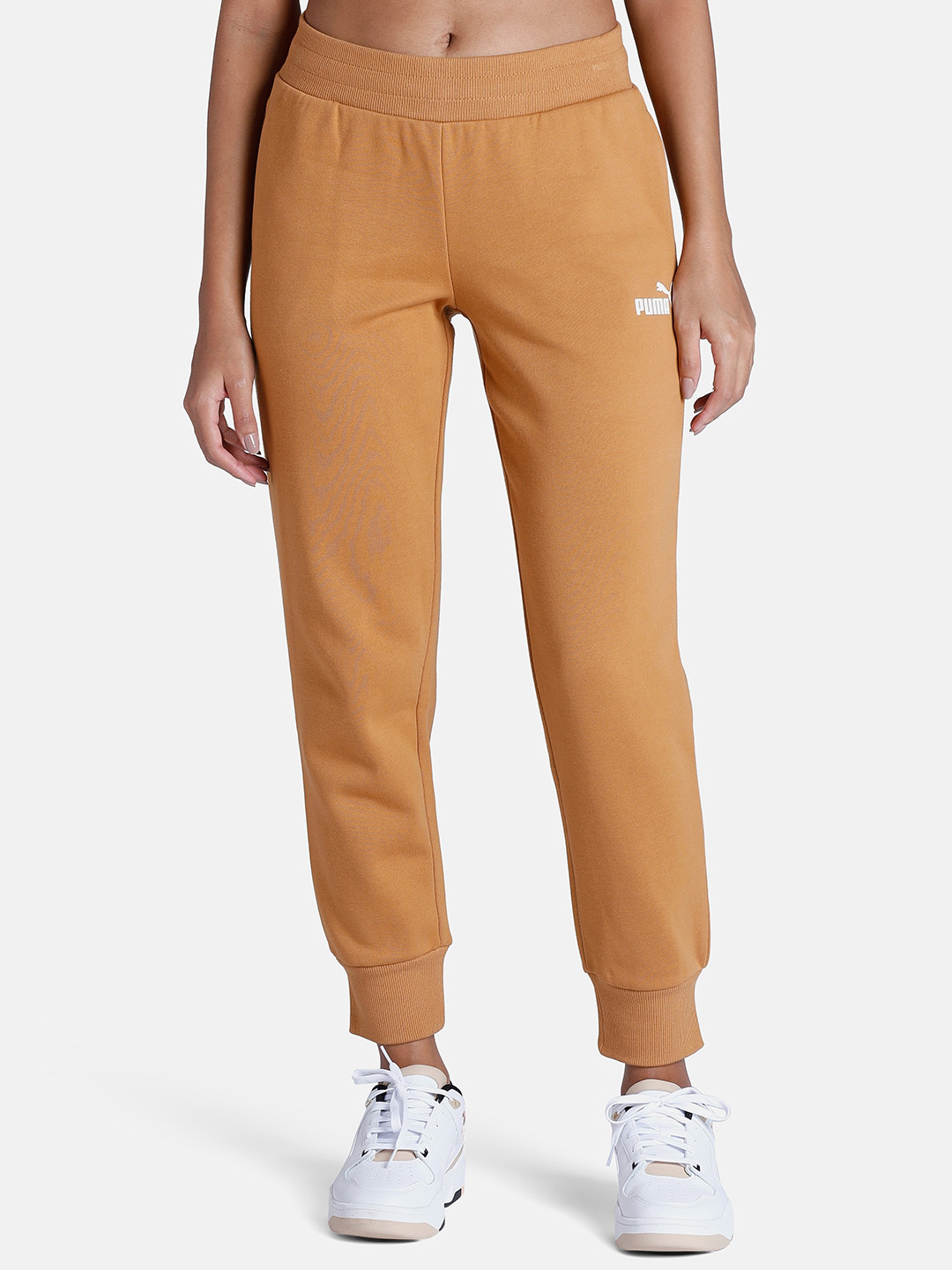 

Puma Women Brown Essentials Cotton Joggers