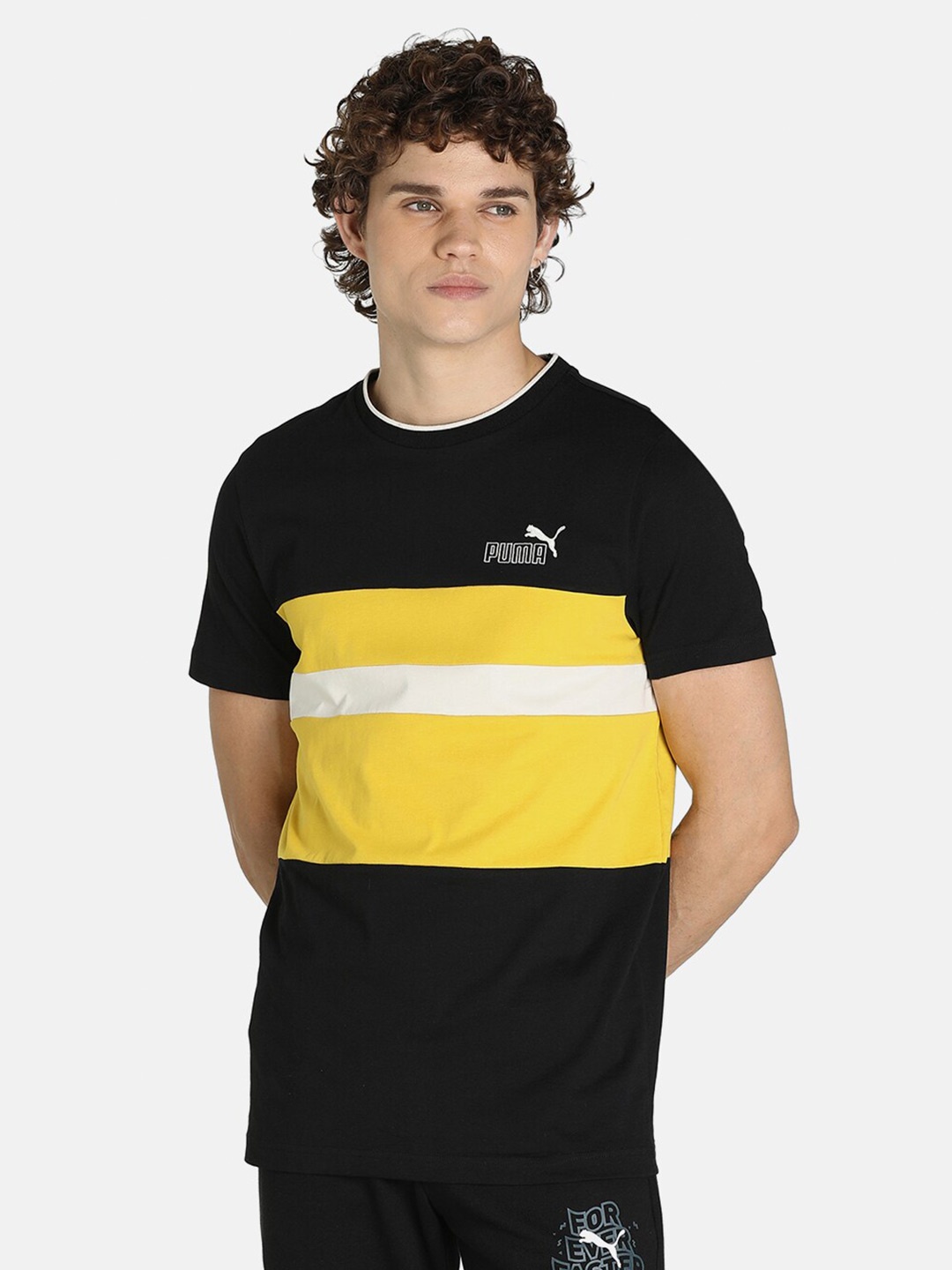 

Puma Men Slim Fit 1DER KL Rahul Core T-shirt, Black