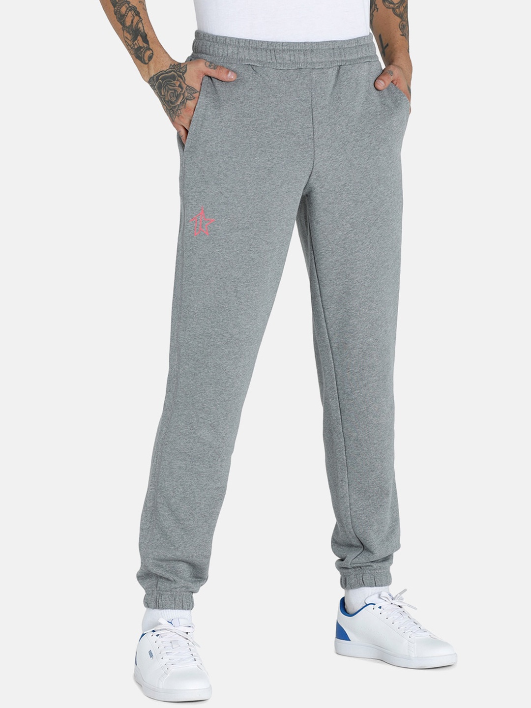 

Puma Men Grey X 1DER Cotton Joggers