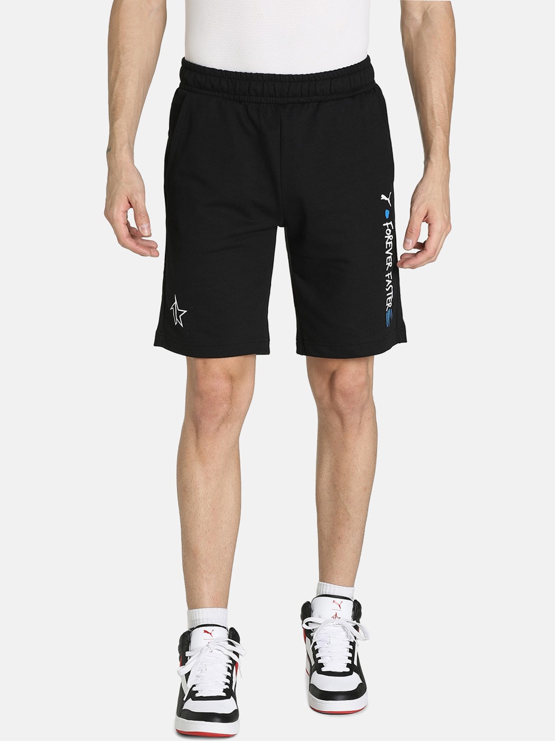 

Puma Men Black Cotton Outdoor Shorts