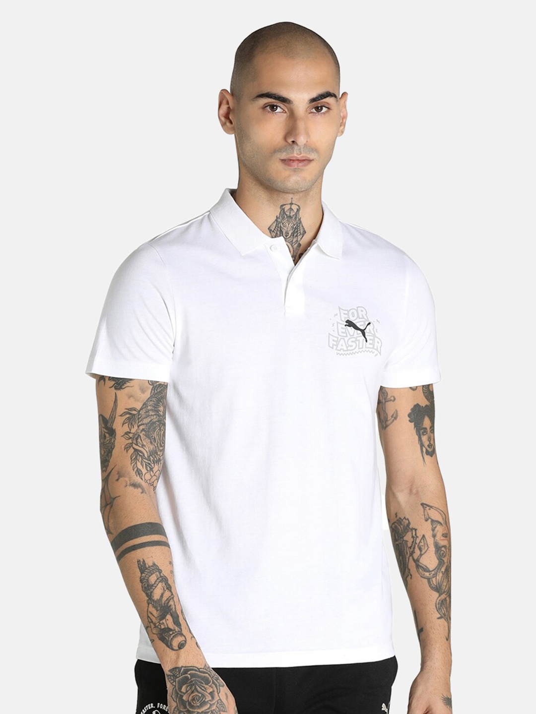 

Puma Men White 1DER KL Rahul Graphic T-shirt