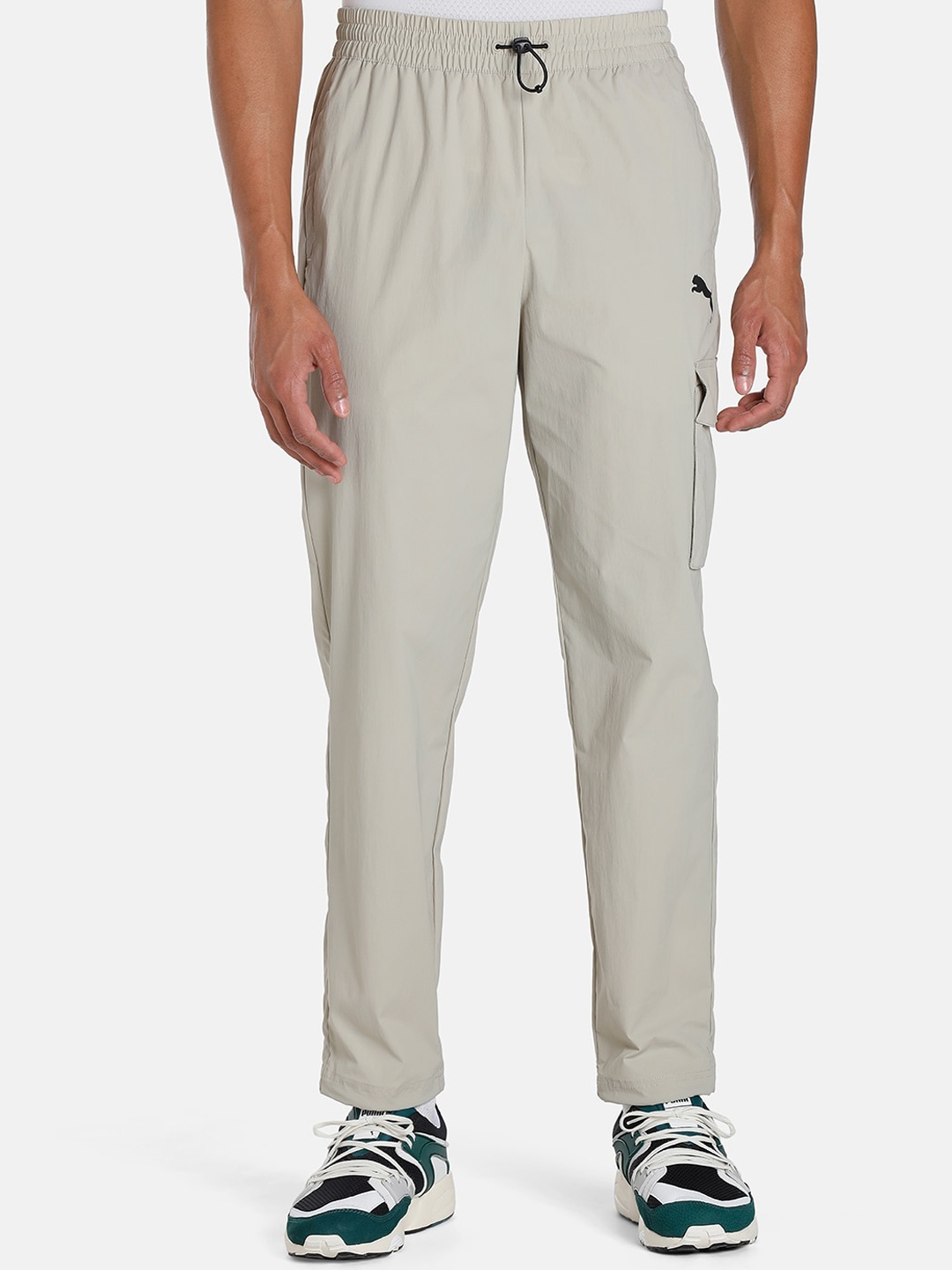 

Puma Men Grey Open Road Woven Regular Fit Track Pant