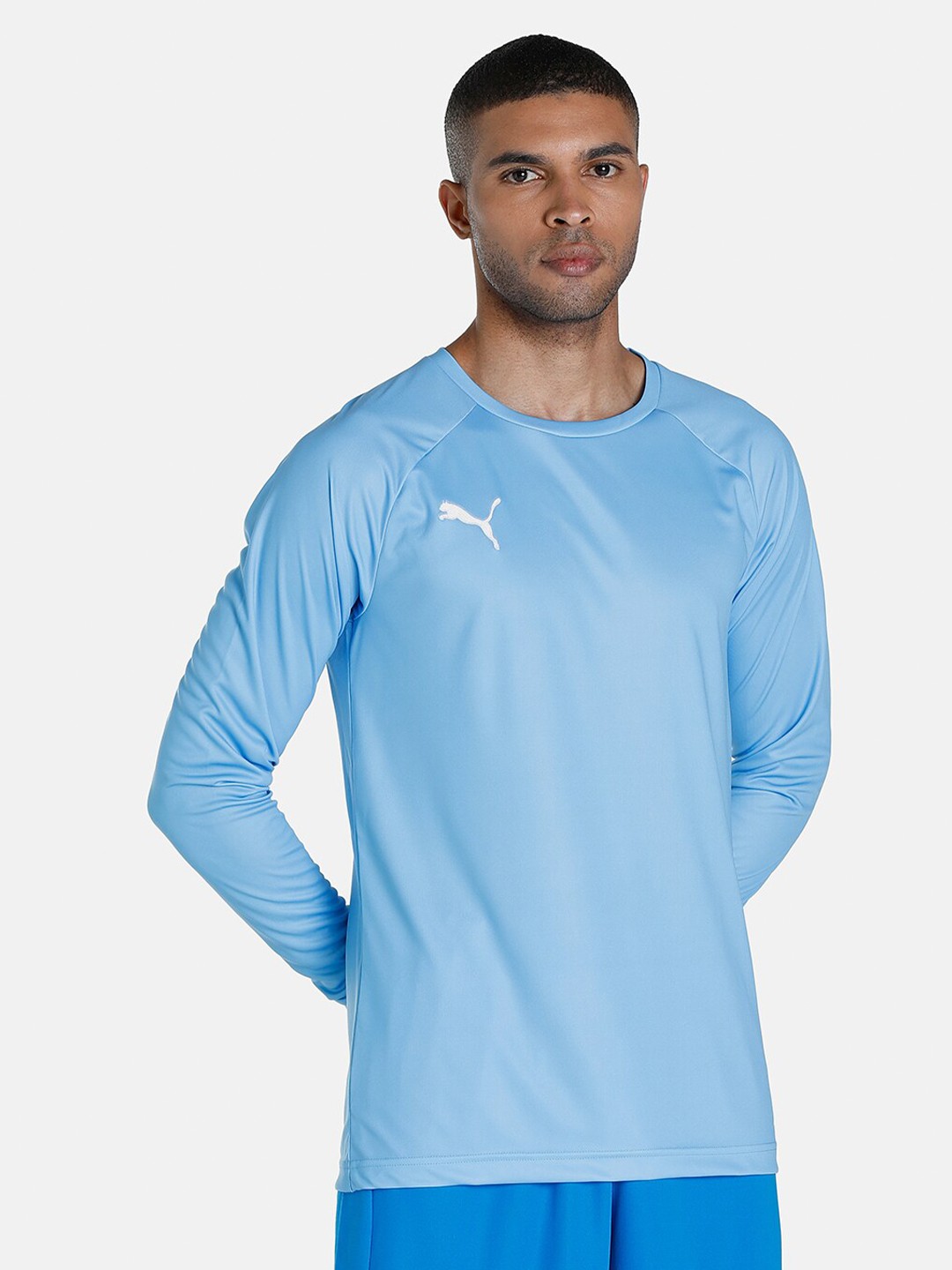 

Puma Men Blue Mfc Gk Football T-shirt