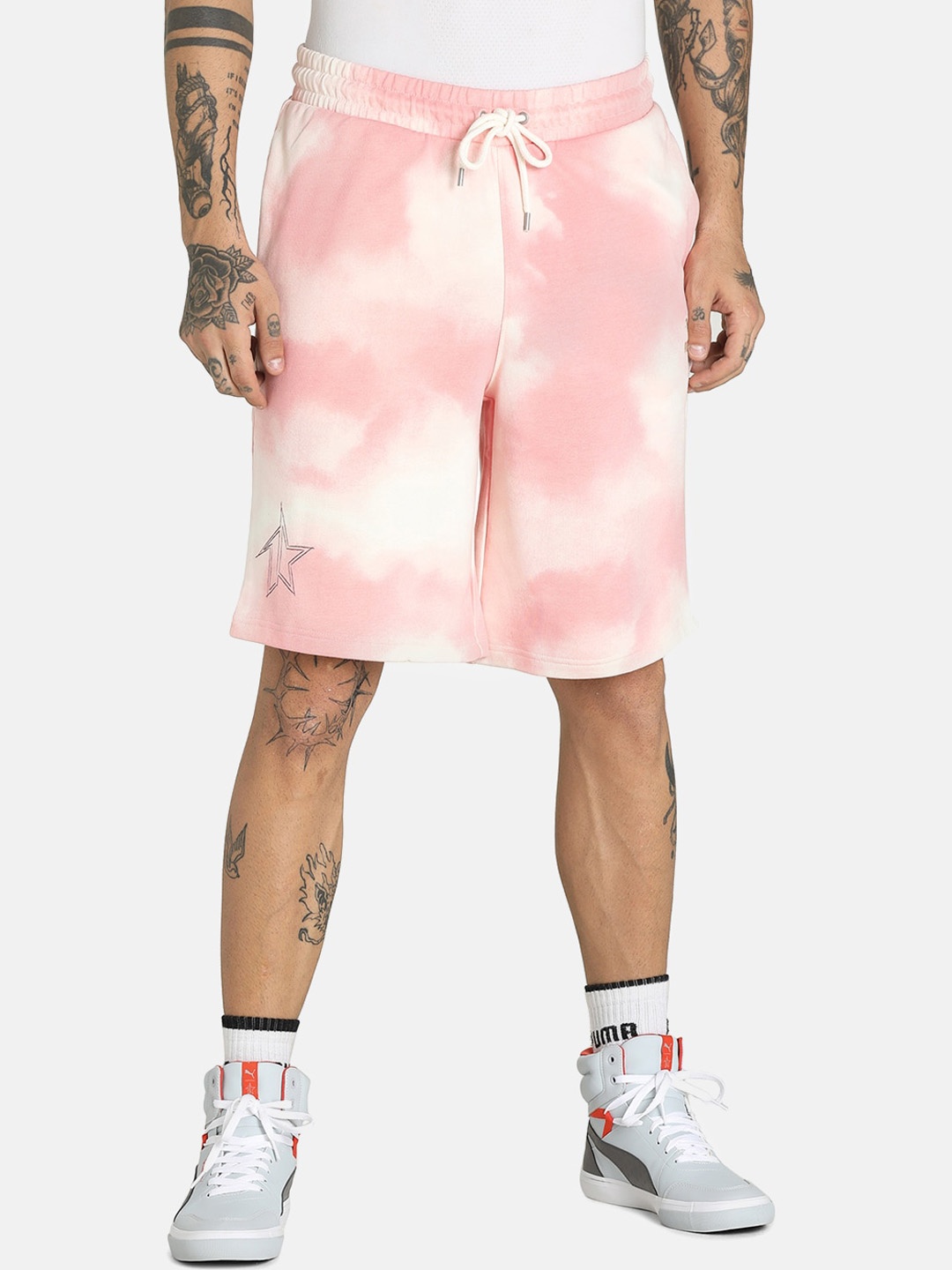 

Puma Men Pink PUMA X 1DER KL Rahul Relaxed Shorts