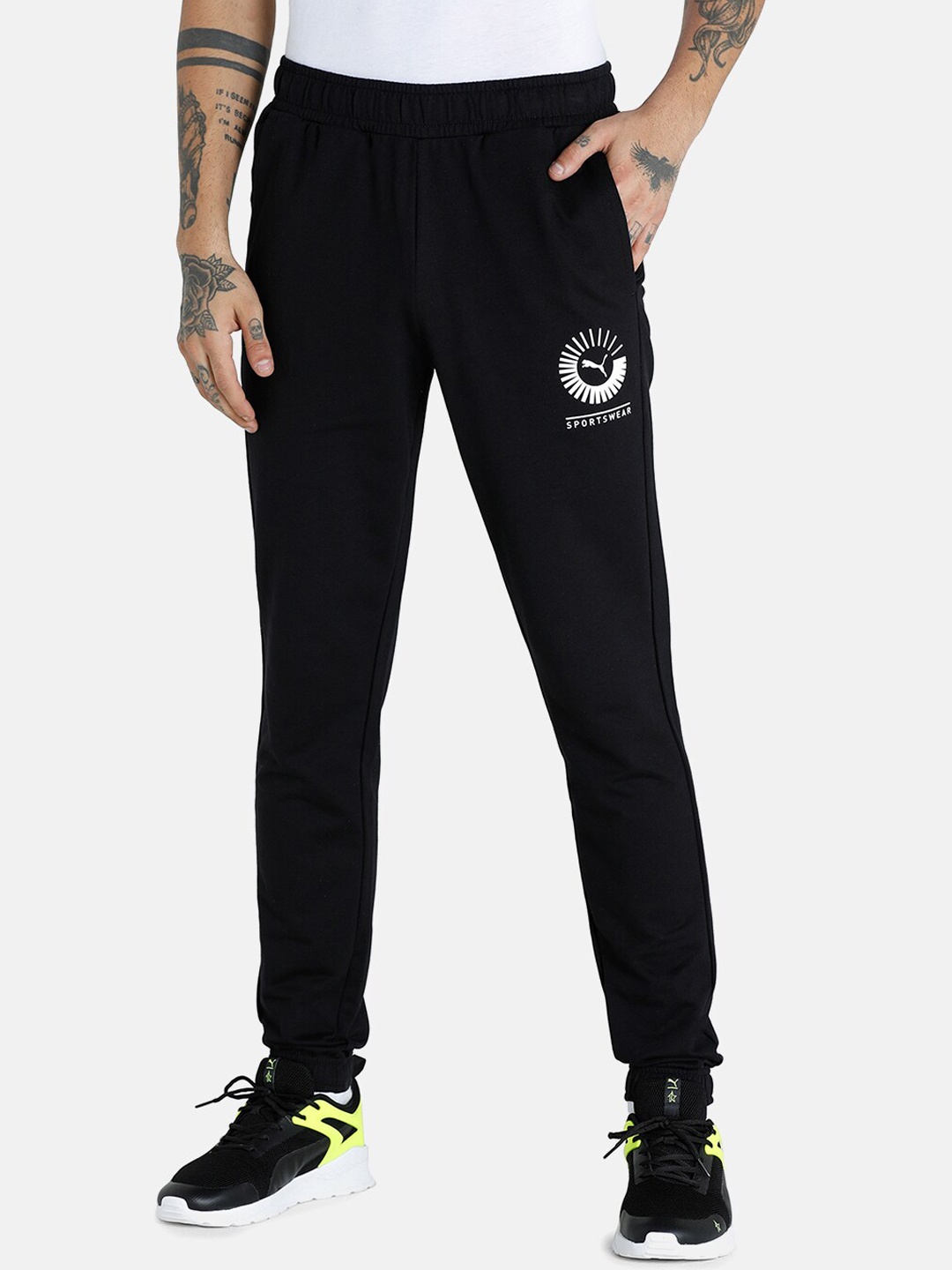

Puma Men Black Solid PUMA X 1DER Cotton Joggers