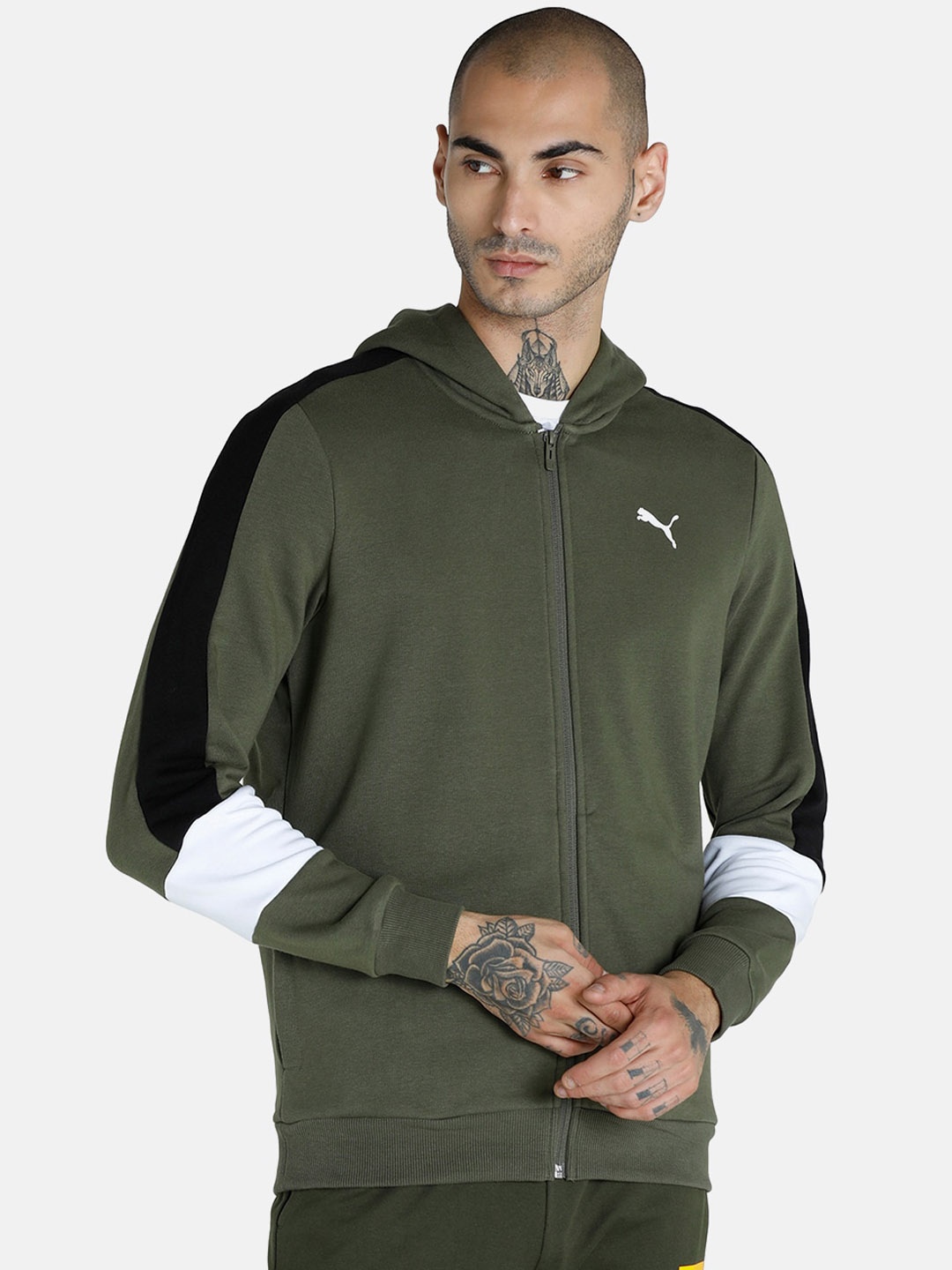 

Puma Men Green PUMA X 1DER Outdoor Sporty Jacket