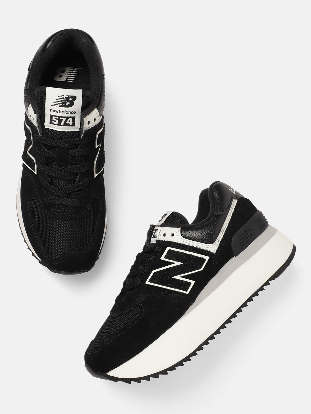 

New Balance Women Woven Design Sneakers, Black