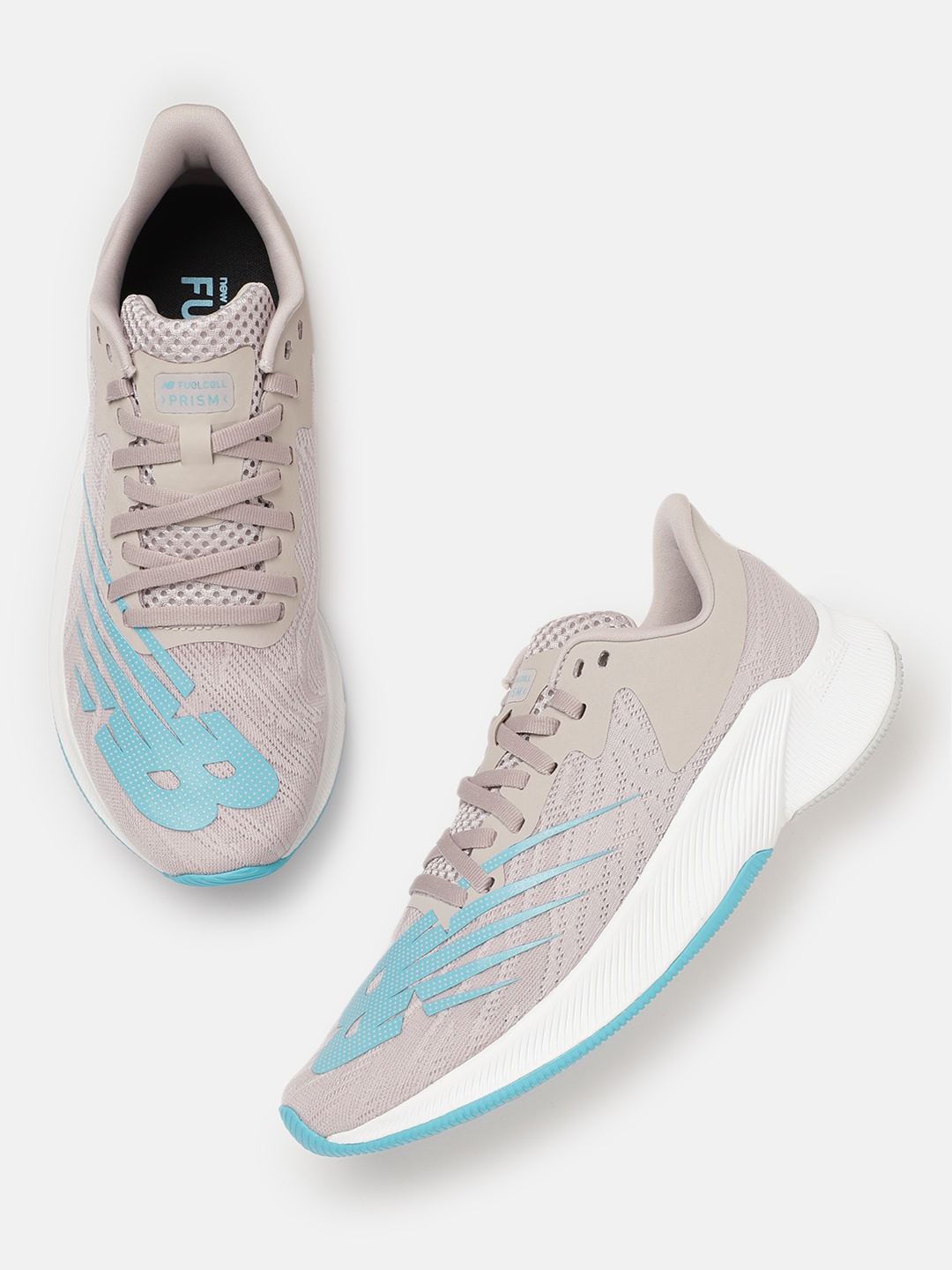 

New Balance Women Woven Design Prism Running Shoes, Grey