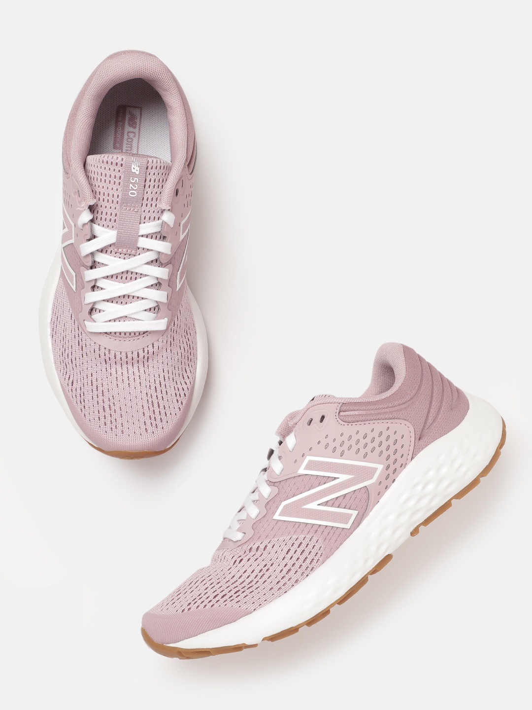 

New Balance Women Woven Design Running Shoes, Lavender