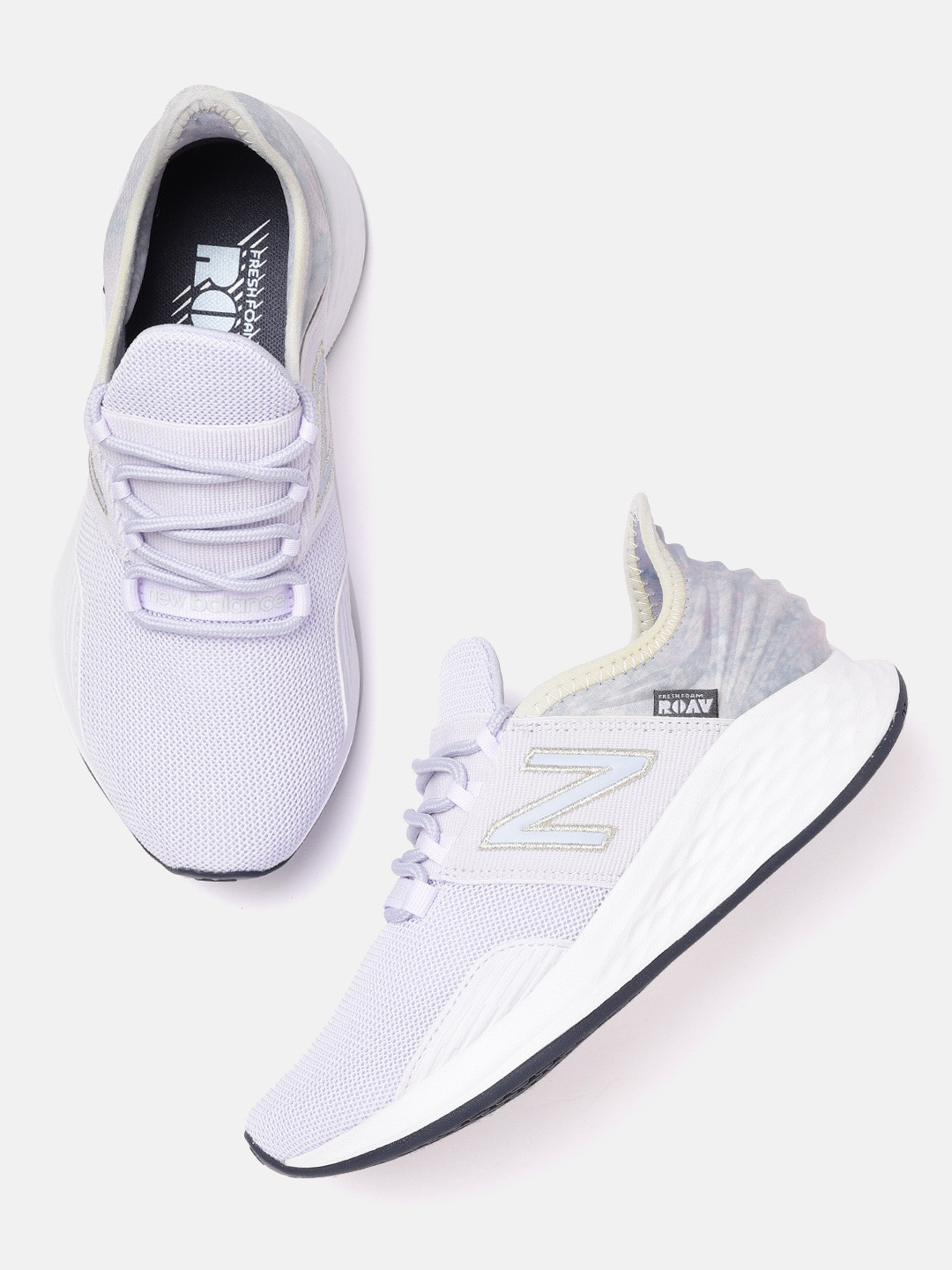 

New Balance Women Woven Design Roav V1 Running Shoes, Lavender