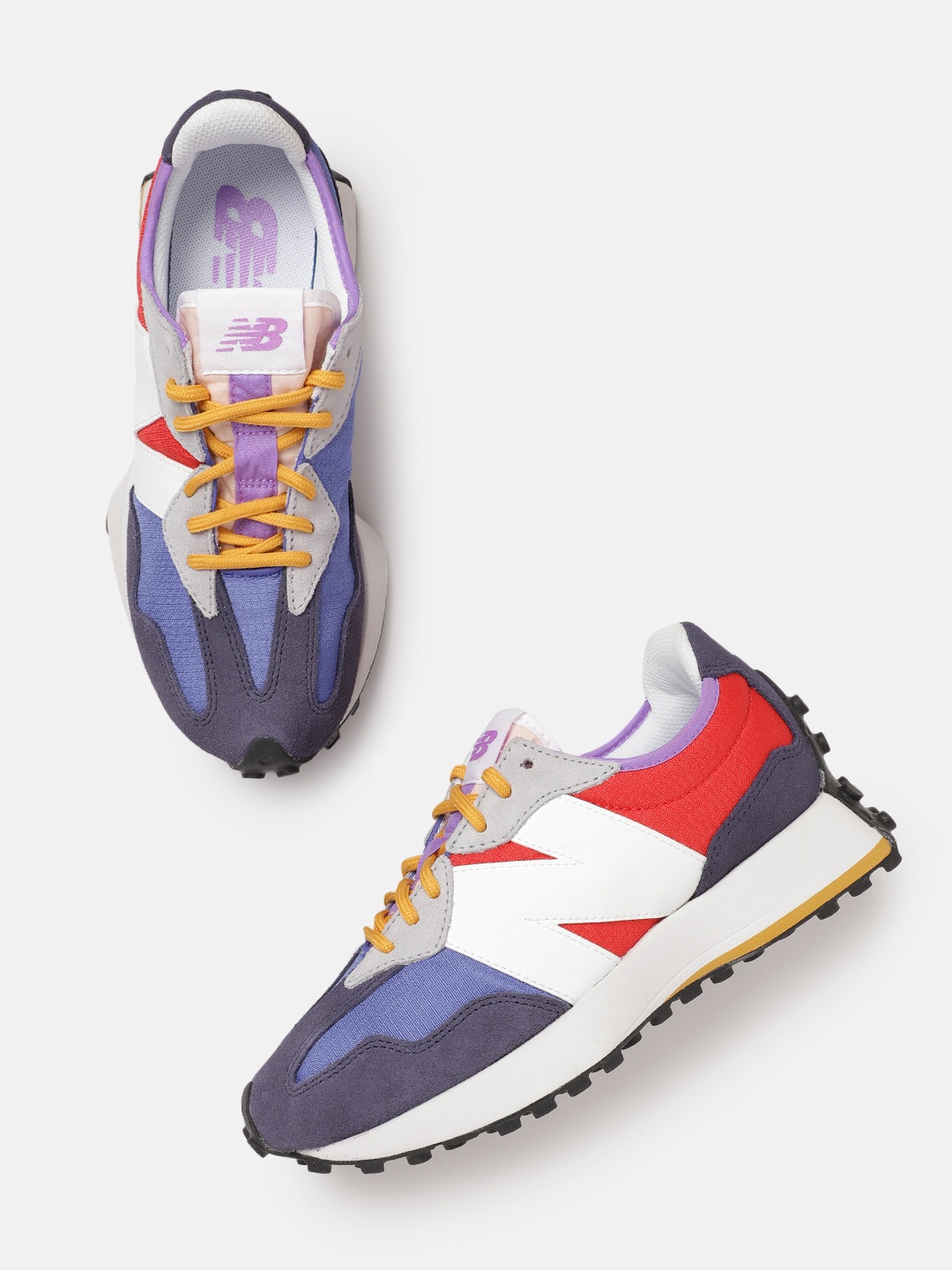 

New Balance Women Colourblocked Driving Shoes, Blue