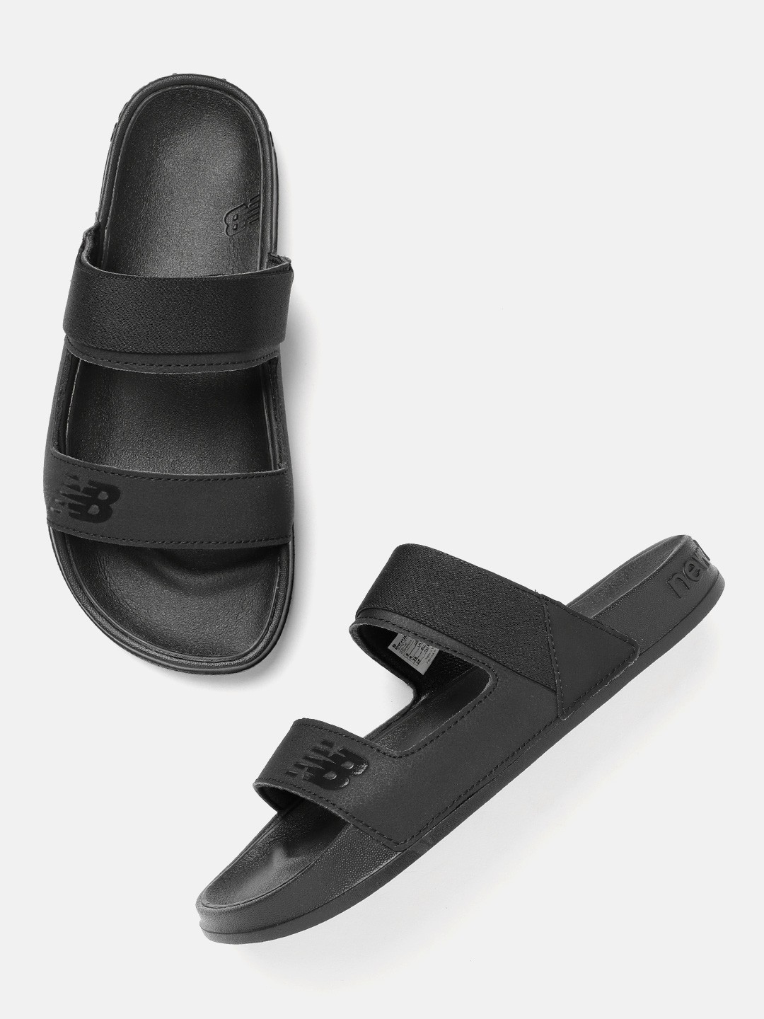 

New Balance Women Slip-On Flip Flop, Black