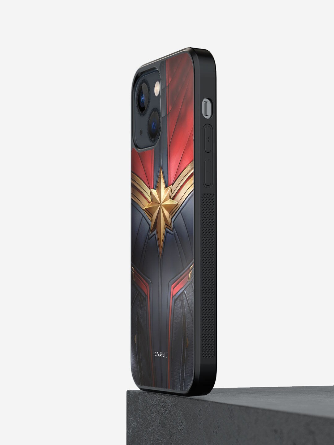 

macmerise Black & Red Graphic Printed Rubber iPhone 13 Mini Phone Back Case