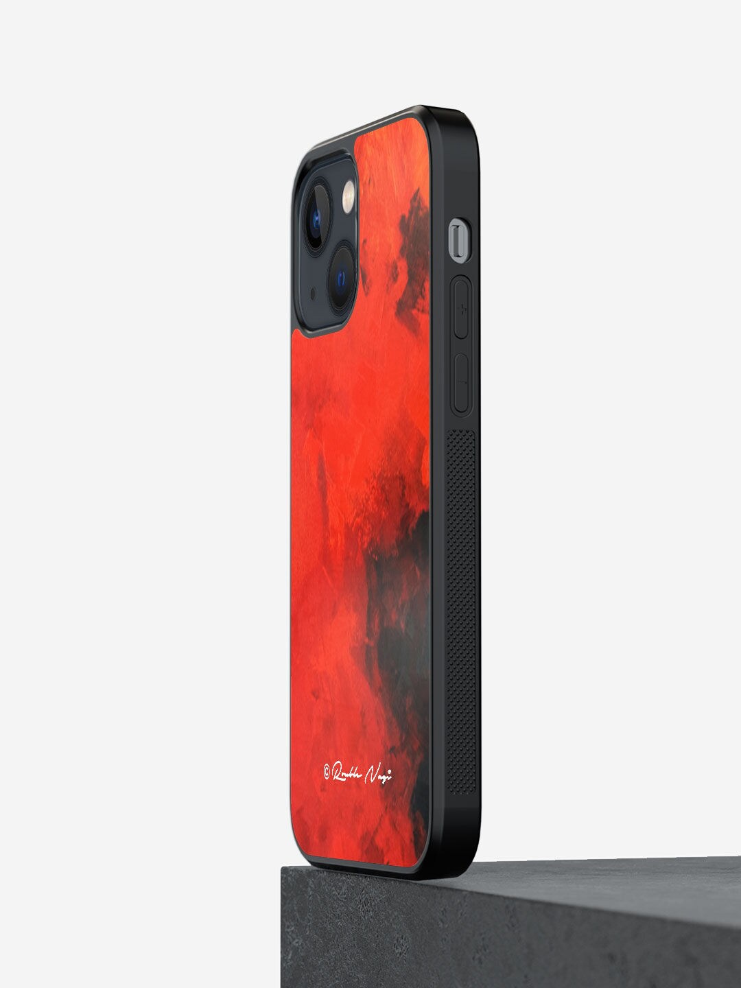

macmerise Red On Me Design Printed iPhone 13 Mini Max Bumper Case