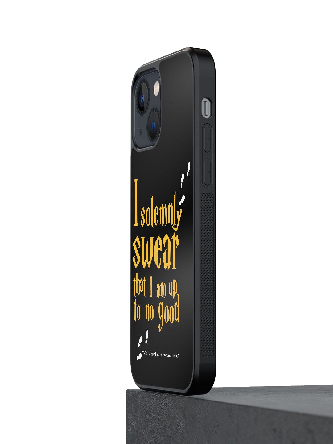 

macmerise Solemnly Swear Design iPhone 13 Mini Phone Back Case, Black