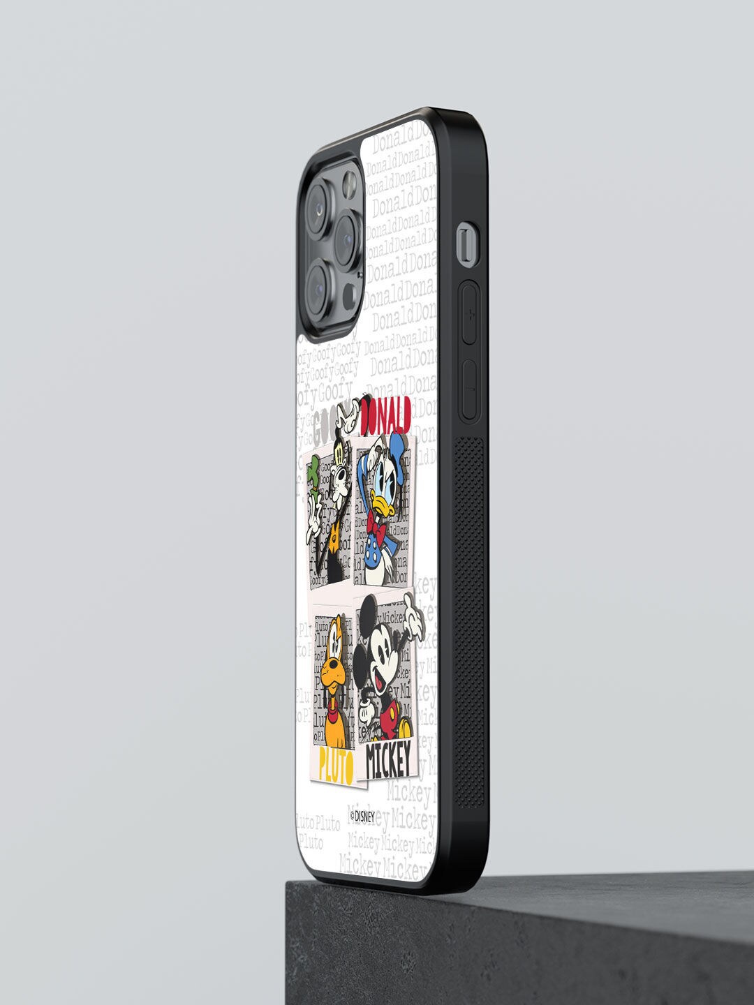

macmerise White & Red Disney Dudes iPhone 13 Pro Bumper Phone Back Case