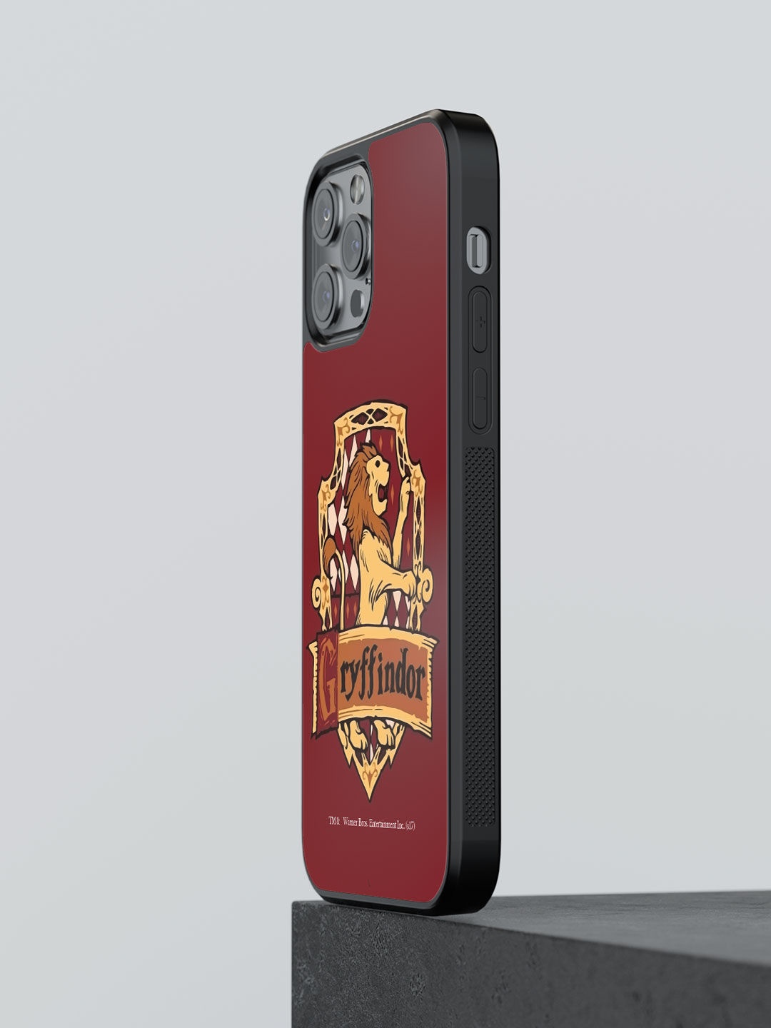 

macmerise Maroon Crest Gryffindor Printed iPhone 13 Pro Bumper Case