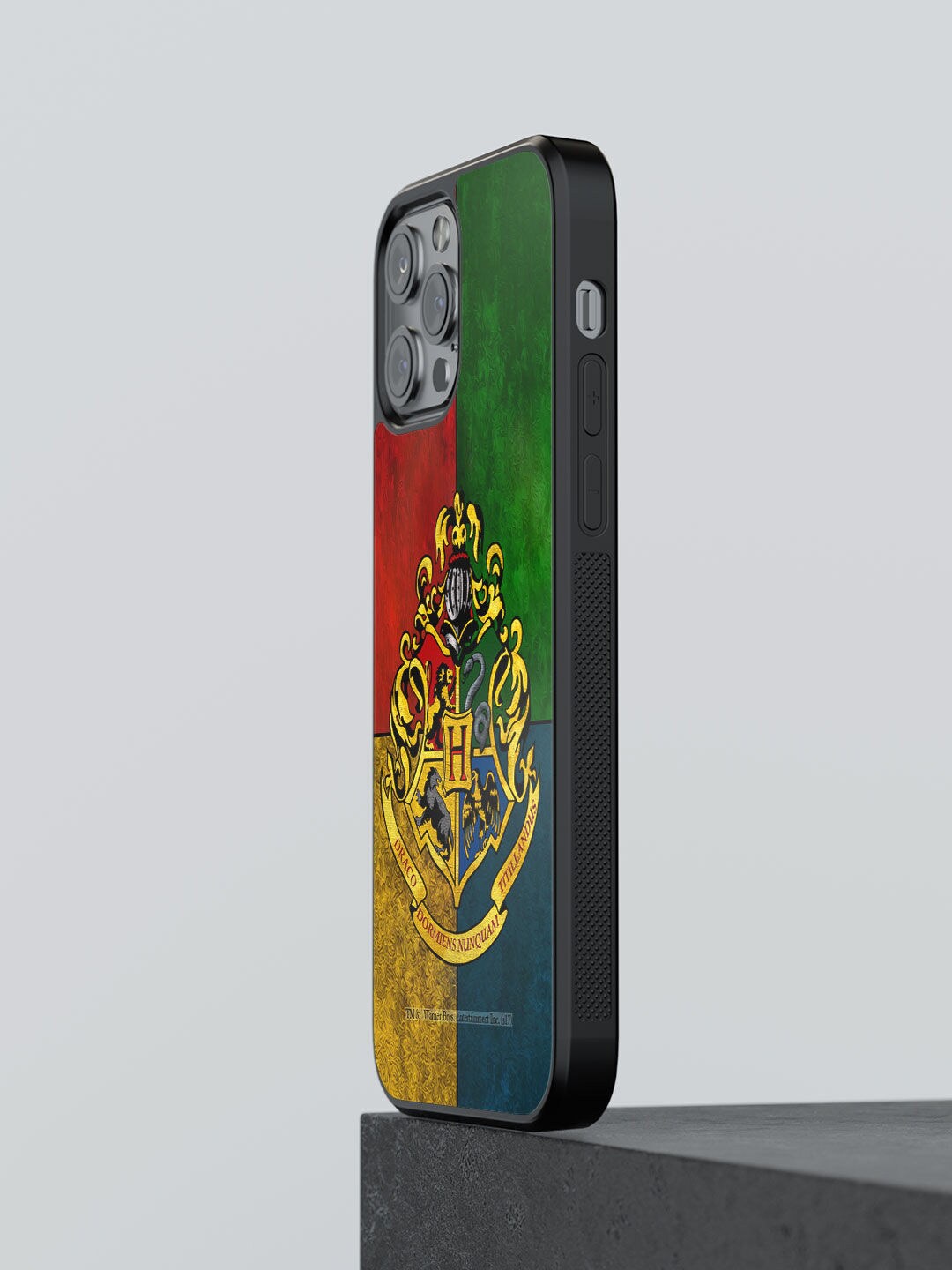 

macmerise Green & Red Hogwarts Sigil Design iPhone 13 Pro Bumper Back Case