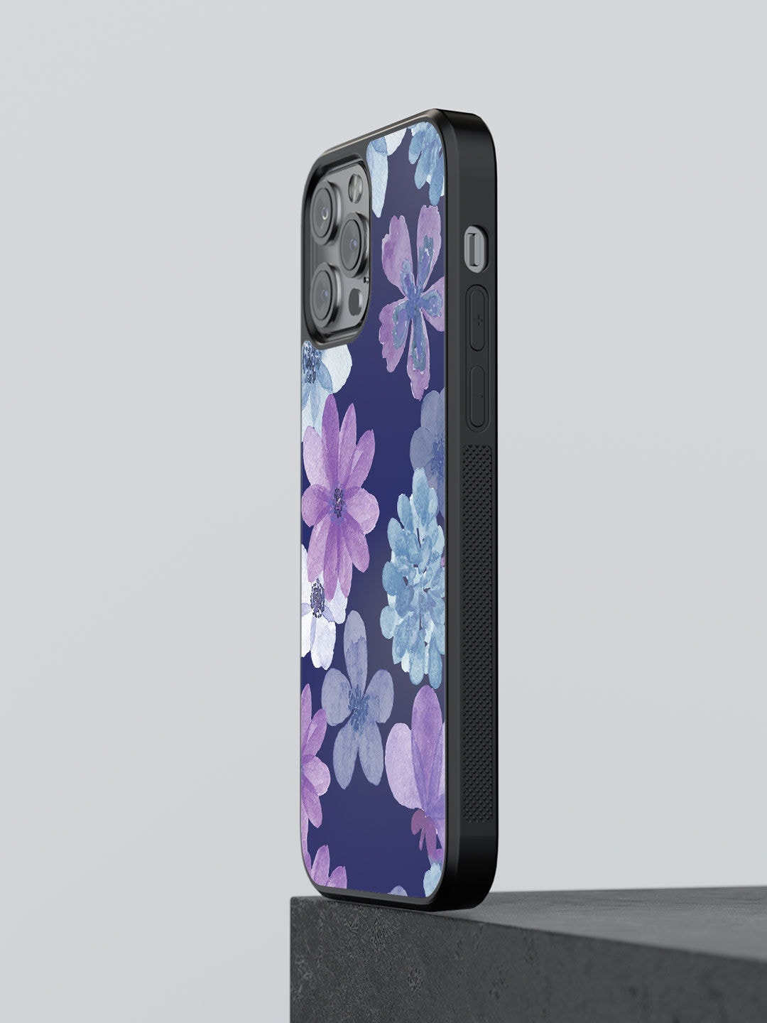 

macmerise Violet Printed iPhone 13 Pro Bumper Phone Back Case